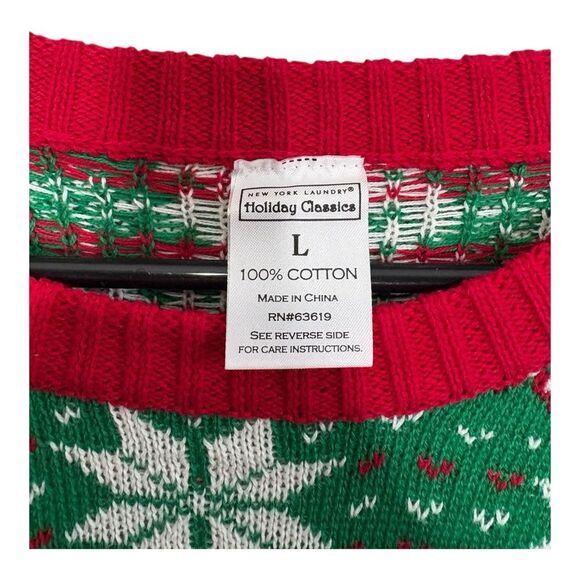 Holiday classics men’s ugly Christmas sweater size large - Picture 2 of 5